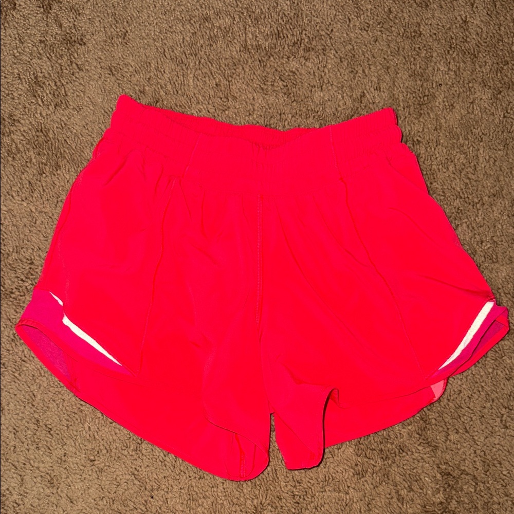 Lululemon hot pink shorts